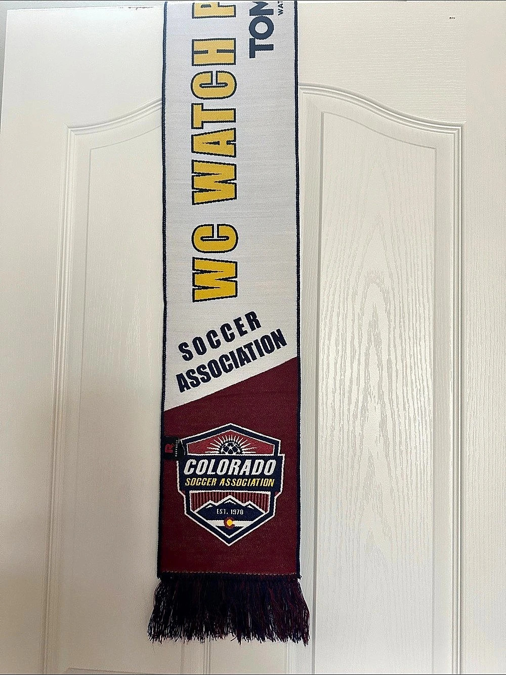 Ruffneck Colorado Rapids / Colorado Soccer Association Fan Scarf Red & Blue